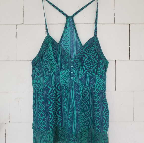 Patterned Racerback Tank - Picture 3 of 5